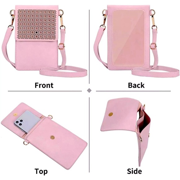 AnsTOP Crossbody Cell Phone Wallet Purse with Adjustable/Removable 27” Strap - Picture 2 of 12